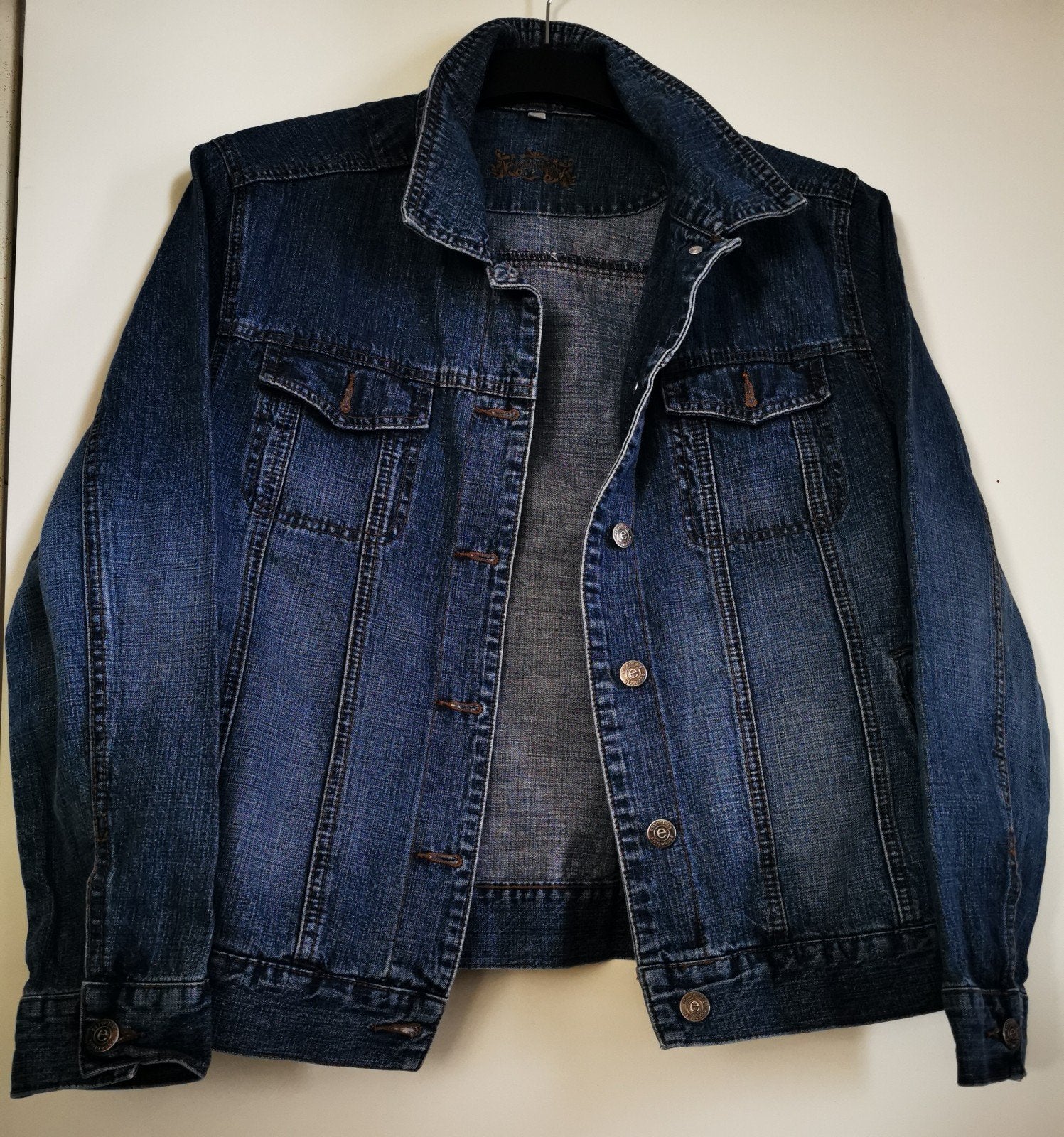 Dames spijkerjas 100% katoen maat 44, Ophalen of Verzenden, Nieuw, Maat 42/44 (L), Blauw