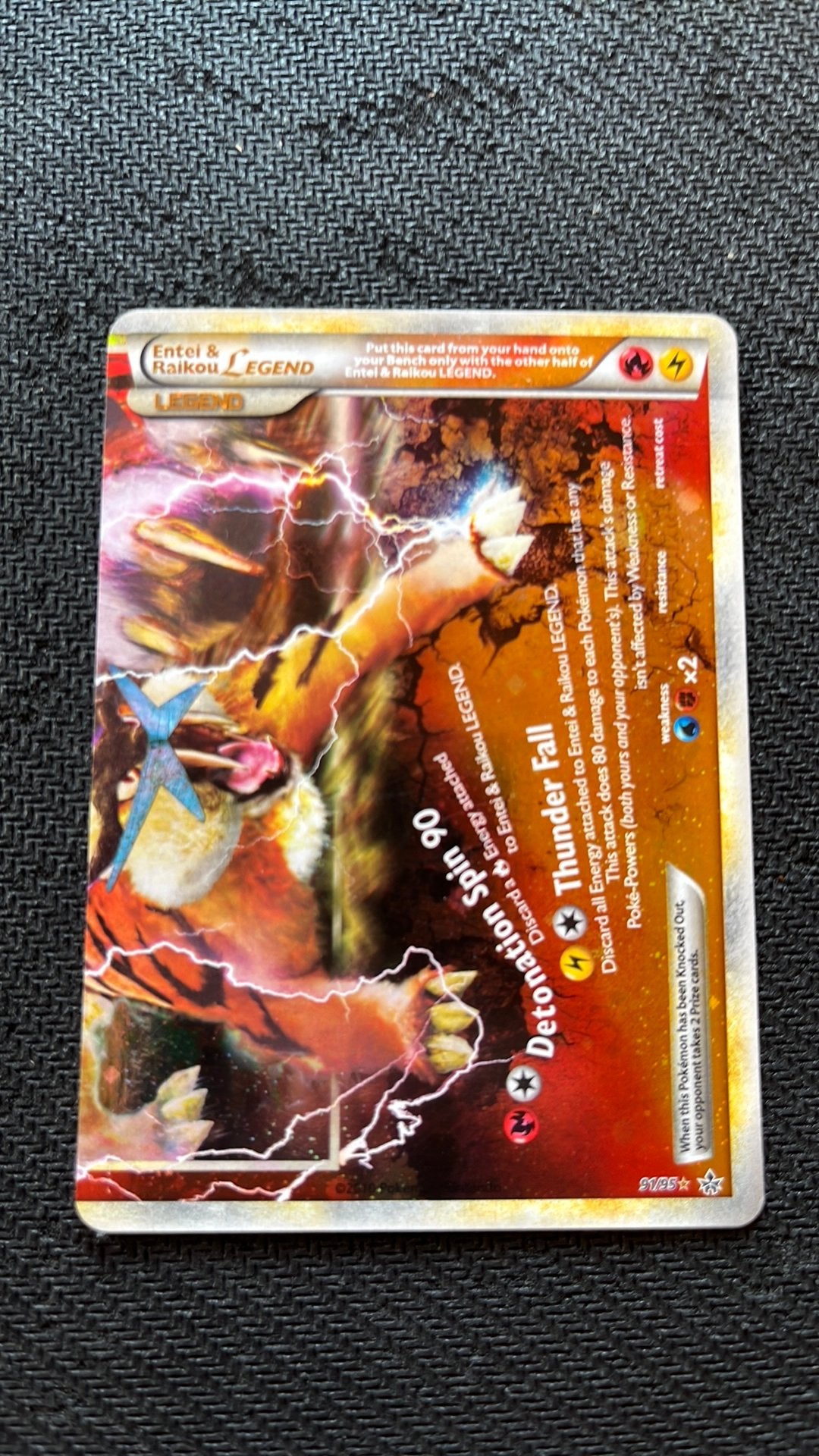 Entei & Raikou Legend 91/95 - Pokemon, Ophalen of Verzenden, Zo goed als nieuw