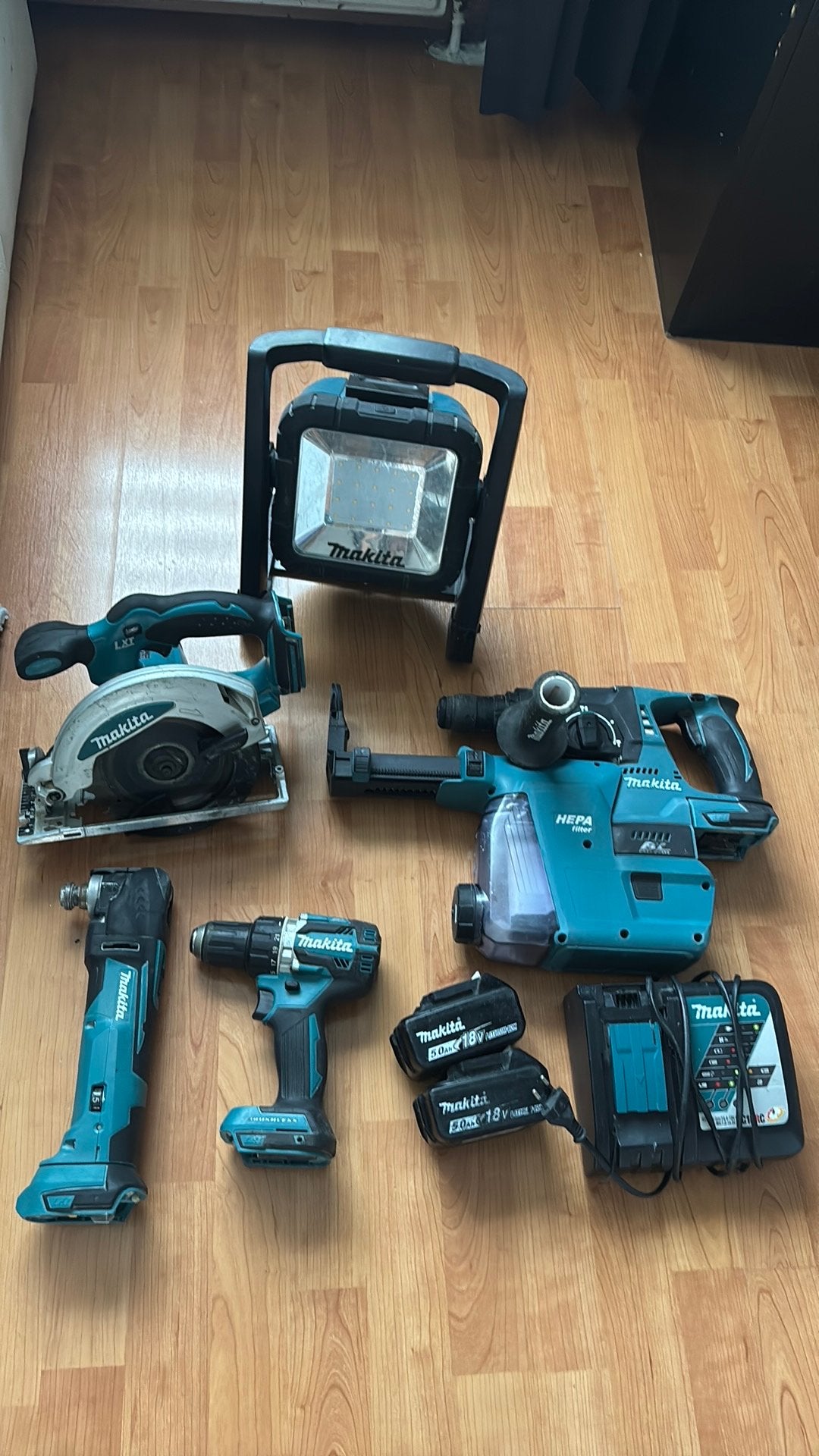 Makita set, Ophalen of Verzenden, Zo goed als nieuw, Boor- en/of Breekhamer