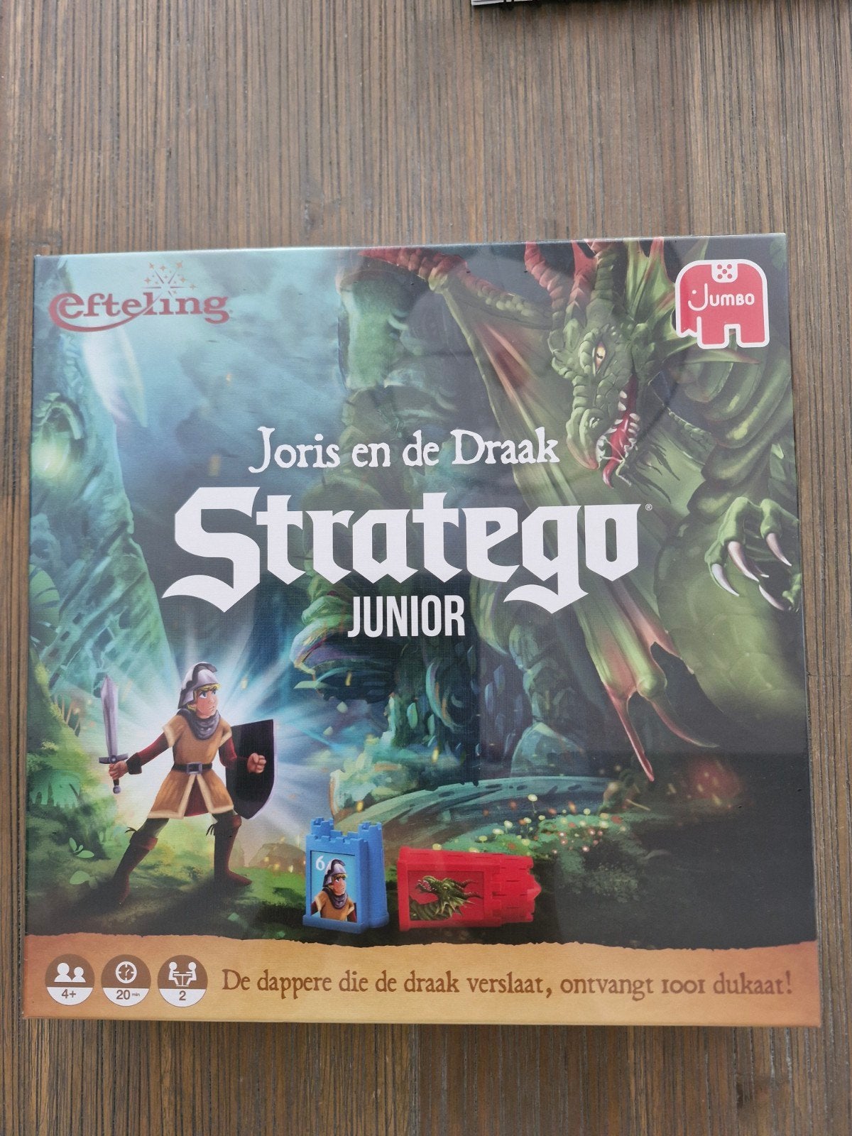 Stratego Junior Joris en de Draak Efteling Jumbo, Een of twee spelers, Ophalen of Verzenden, Nieuw, Jumbo
