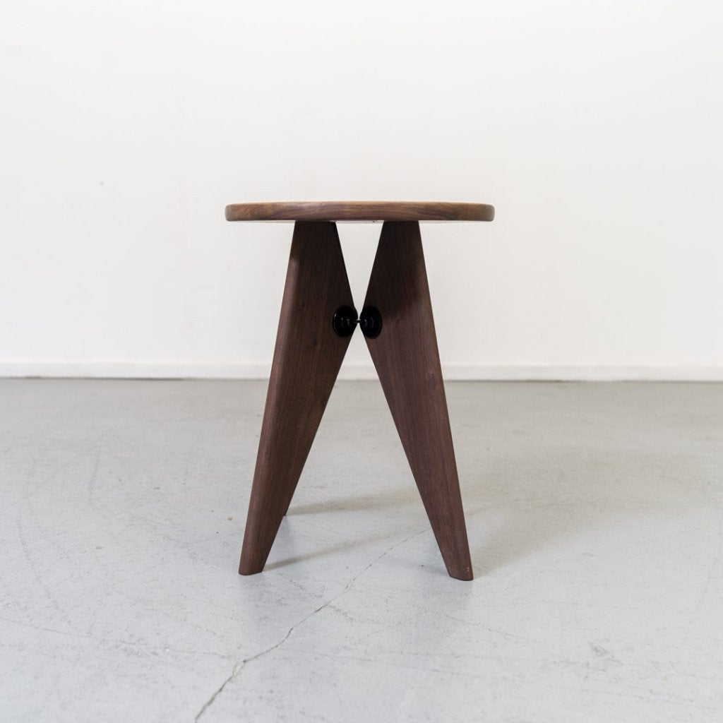 Vitra Tabouret Bois Kruk Donker Hout, Niet ingevuld, Zo goed als nieuw, Niet ingevuld, Niet ingevuld