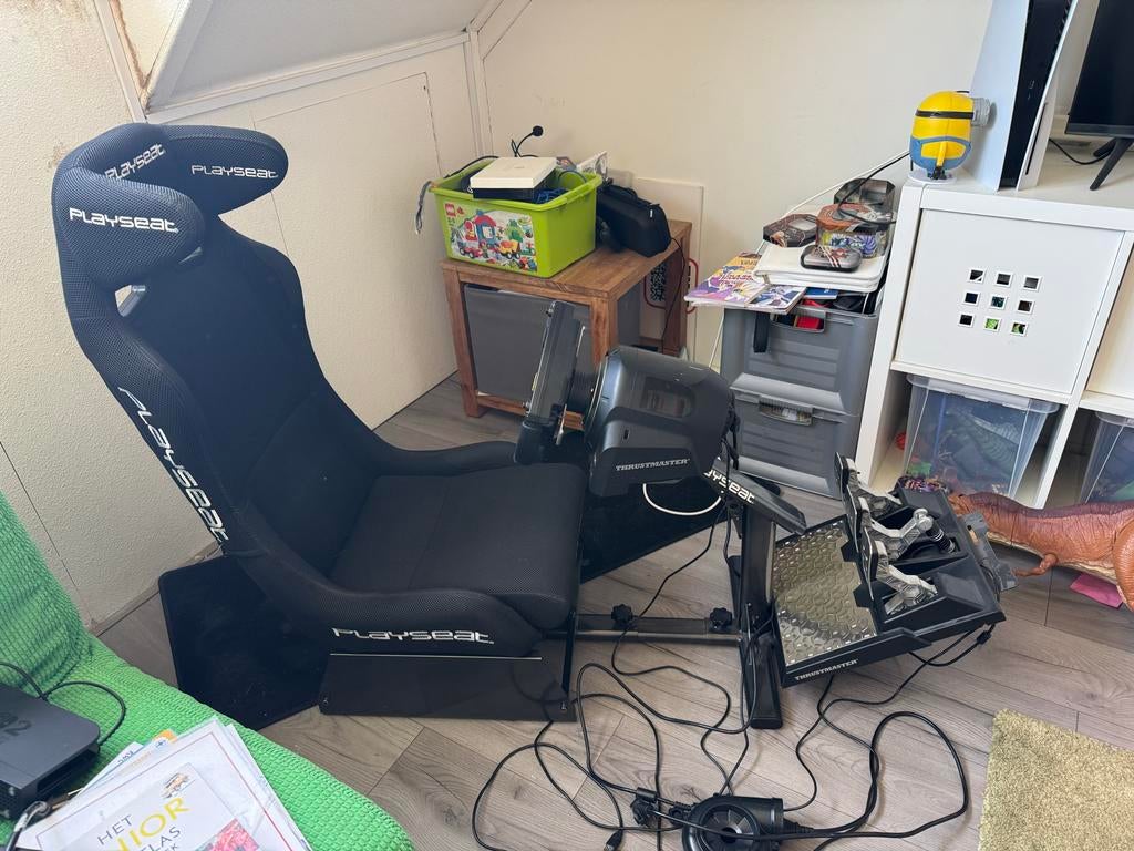 Thrustmaster Race Set: Racestoel, F1 Stuur, T-LCM, T-GTII, Spelcomputers en Games, Spelcomputers | Sony PlayStation Consoles | Accessoires