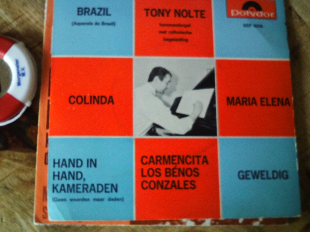 EP tony nolte - hammond orgel   18jul, Wereldmuziek, 7 inch, Ophalen of Verzenden, Zo goed als nieuw