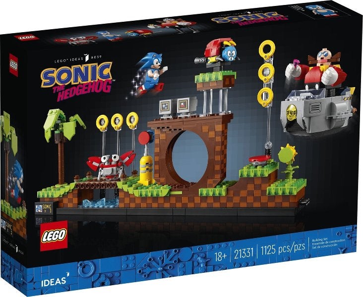 Lego Ideas 21331  Sonic - Green Hill Zone, Overige thema's, Lego, Nieuw, Ophalen of Verzenden