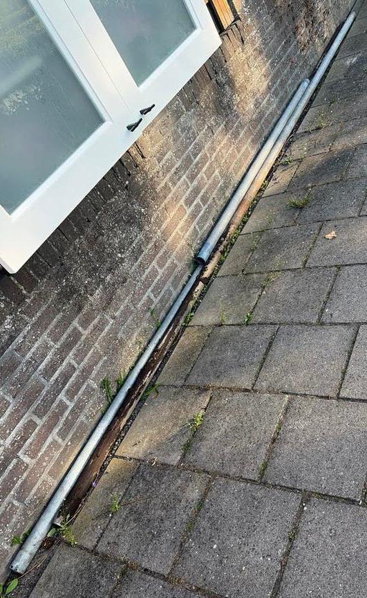Steigerbuis 1.7 meter - oud ijzer, Ophalen, Gebruikt, Overige typen, Minder dan 2 meter