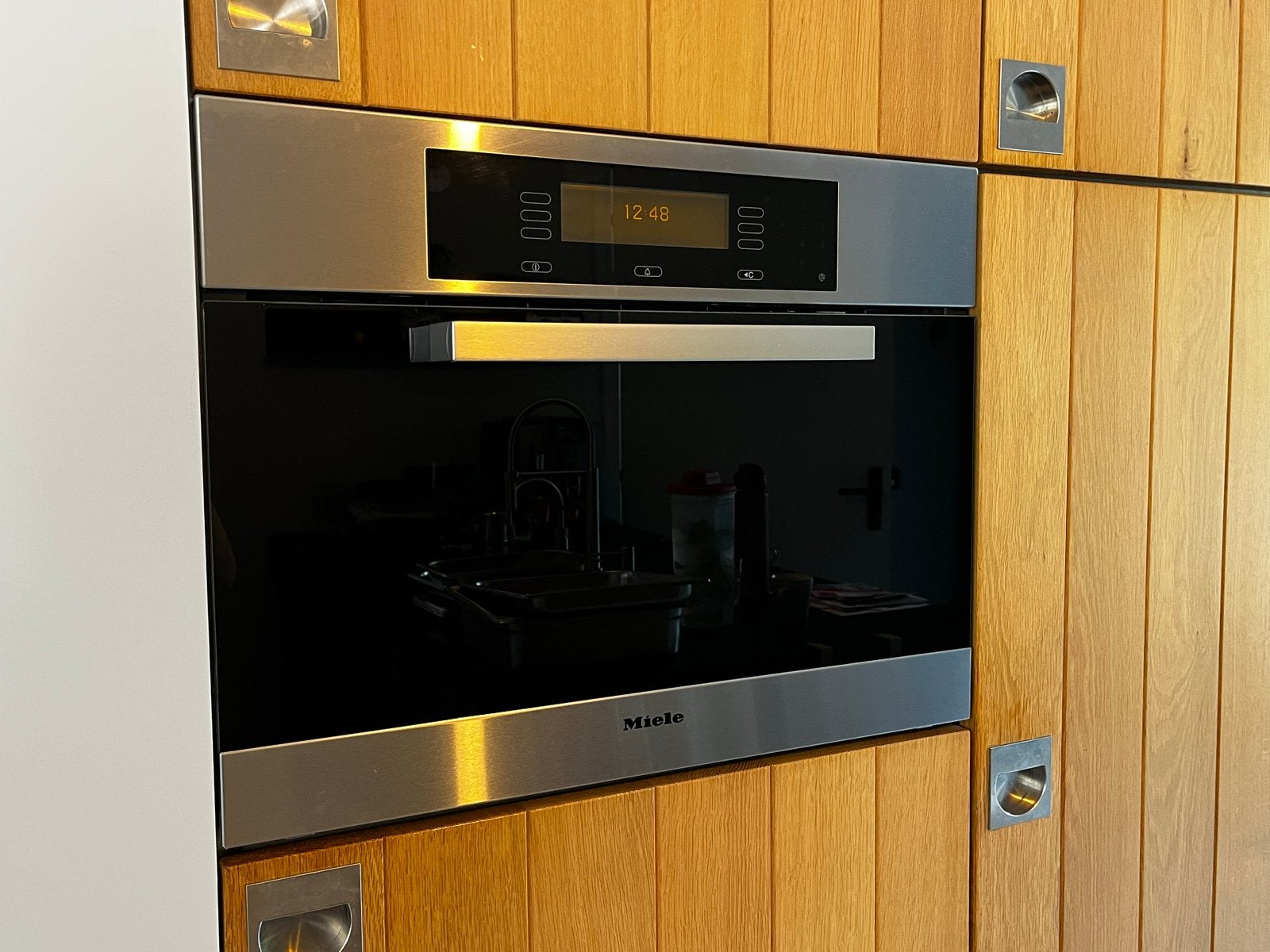Miele Stoomoven - Inbouw - Zo goed als nieuw, Ophalen, 45 tot 50 cm, Inbouw, Miele