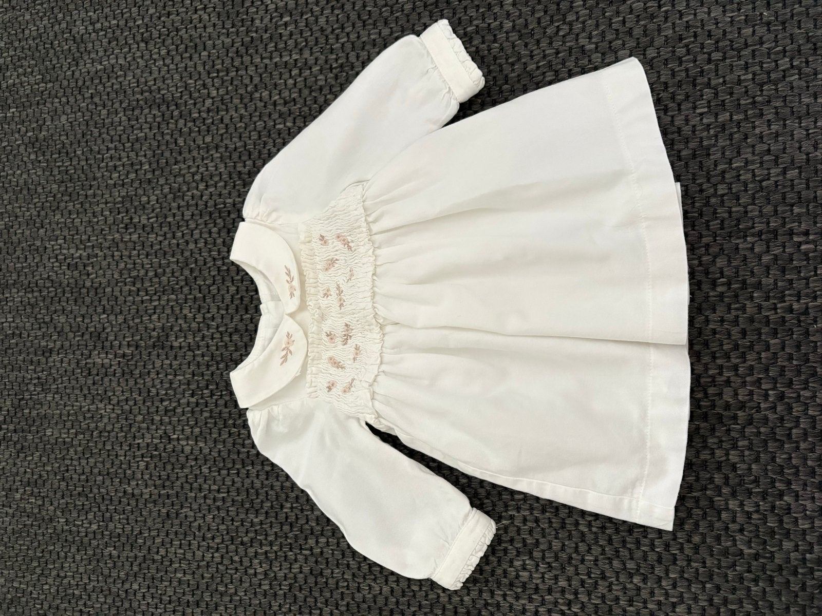Patachou broderie jurk wit 9 maanden, Ophalen of Verzenden, Zo goed als nieuw, Meisje, Jurkje of Rokje