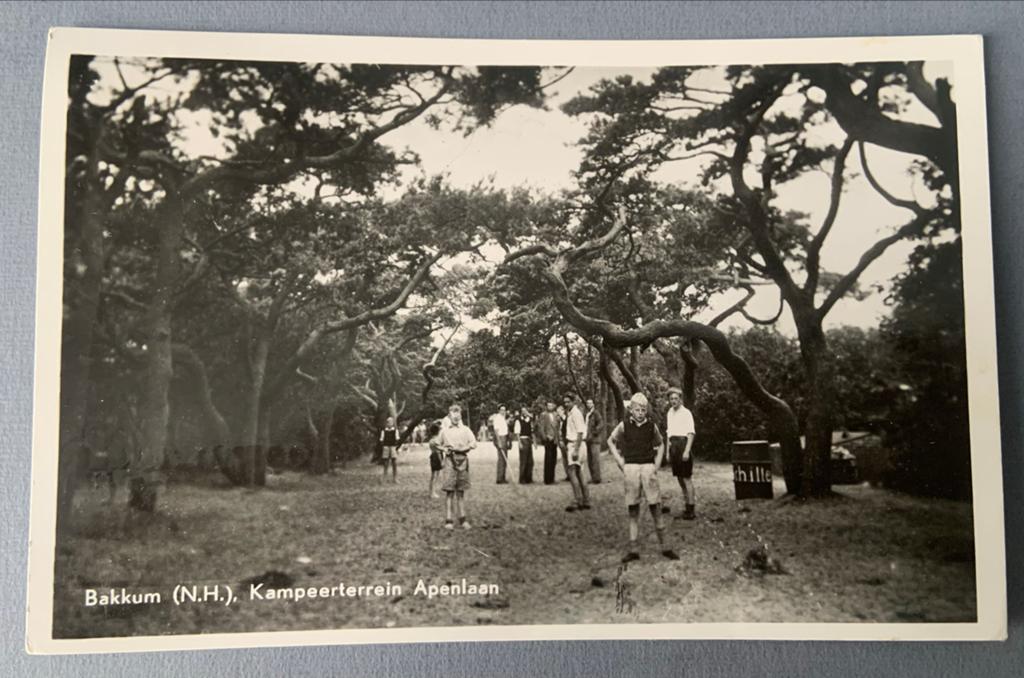 Bakkum (N.H.) Kampeerterrein Apenlaan, Verzenden, Voor 1920, Gelopen, Noord-Holland