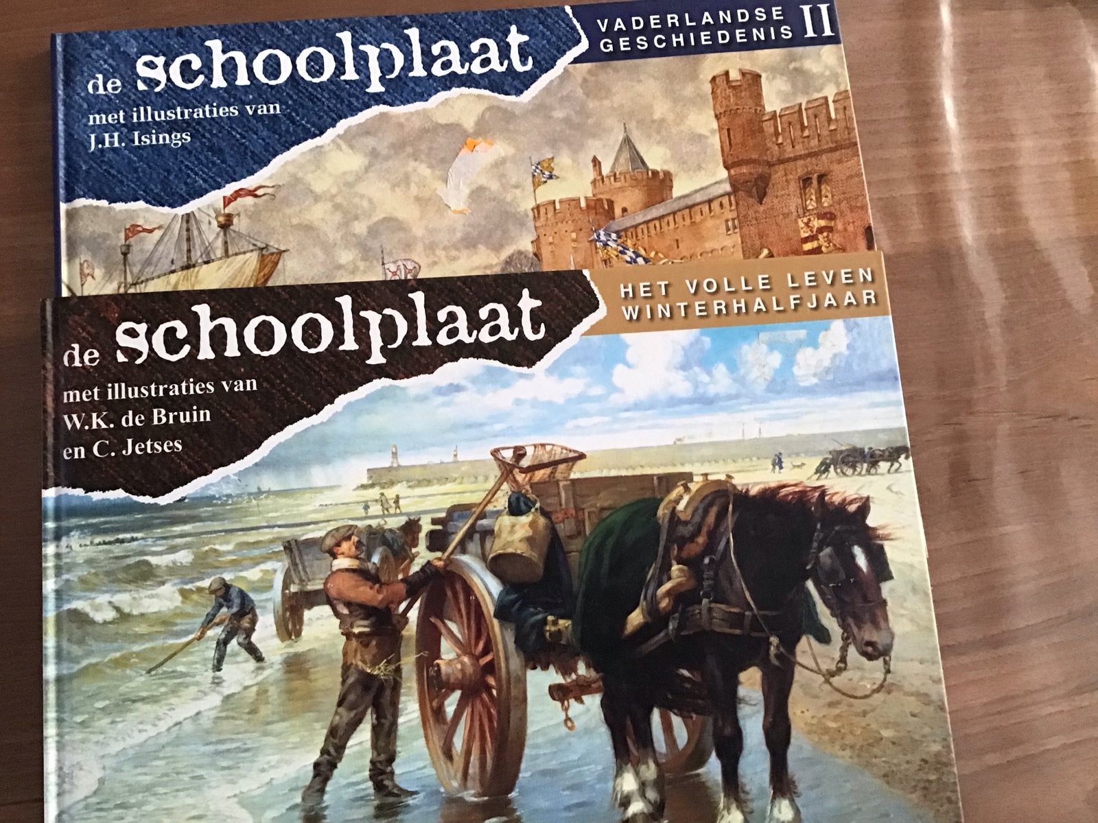 De Schoolplaat - Vaderlandse Geschiedenis II & Het Volle Lev, Boeken, Ophalen of Verzenden, 20e eeuw of later, Zo goed als nieuw