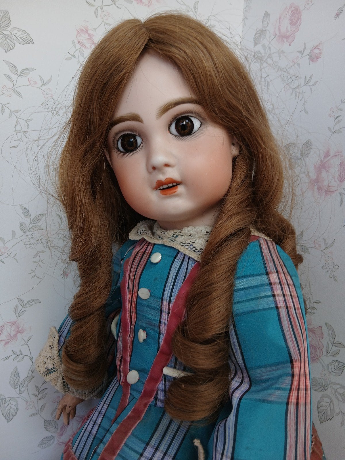 antieke Franse porseleinen pop Jumeau maat 10 | 60 cm, Antiek en Kunst, Ophalen of Verzenden