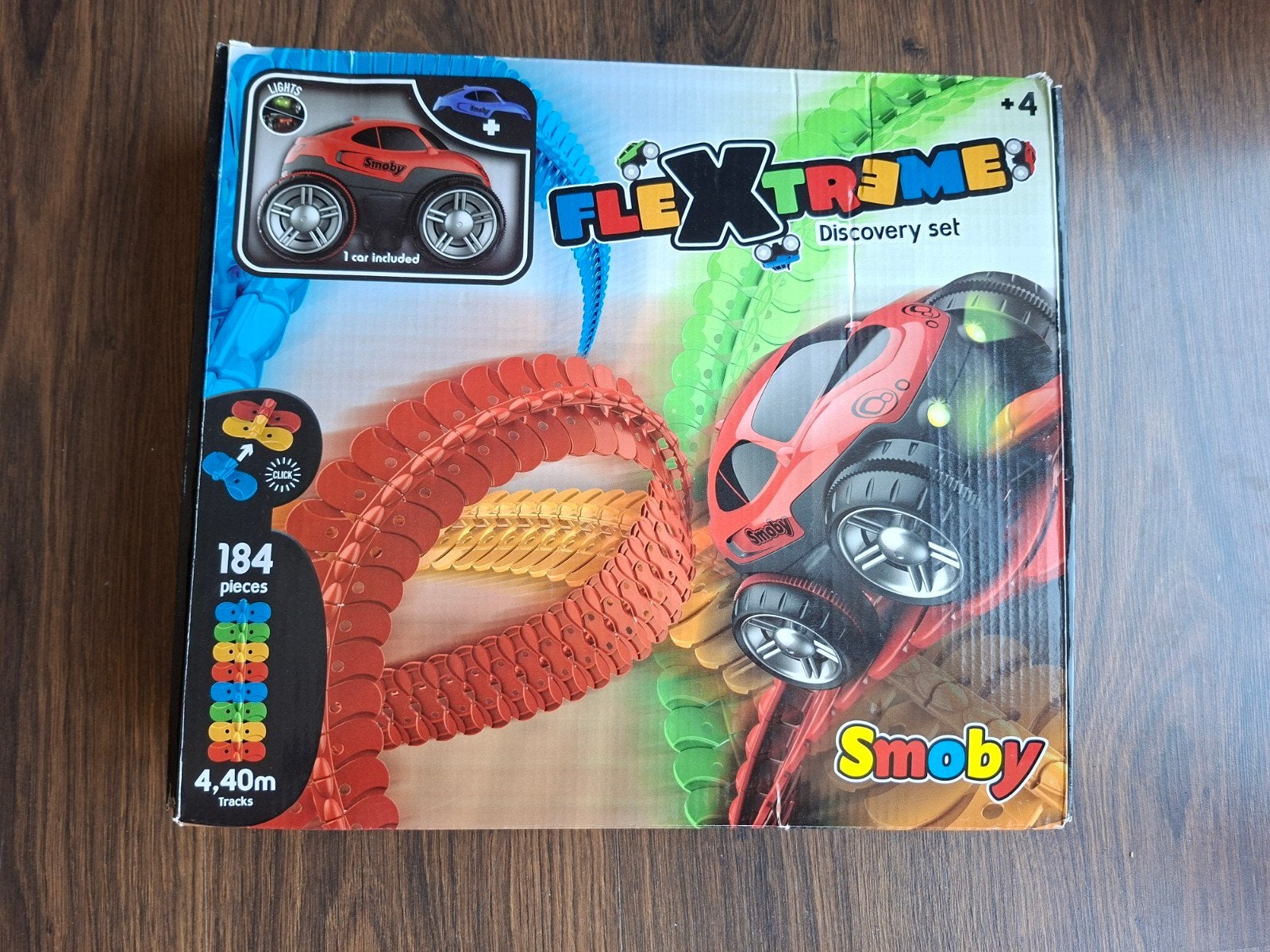 Te koop: Flextreme Discovery Set Racebaan - Smoby, Kinderen en Baby's, Speelgoed | Racebanen, Overige merken, Racebaan, Zelf te bouwen
