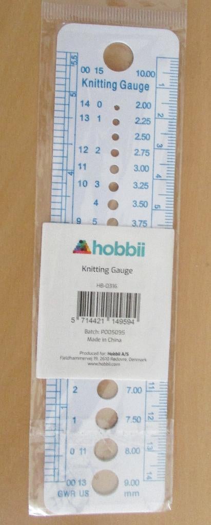 Handige Hobbii breinaaldenmeter nieuw in verpakking, Ophalen of Verzenden, Zo goed als nieuw, Breien, Overige typen