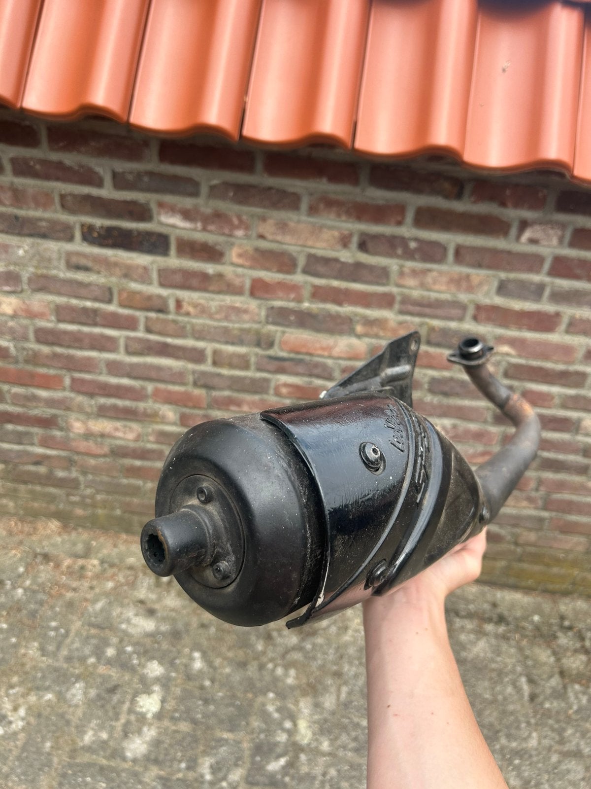 Leovince sp3 uitlaat, Ophalen of Verzenden, Zo goed als nieuw, Uitlaat, Piaggio