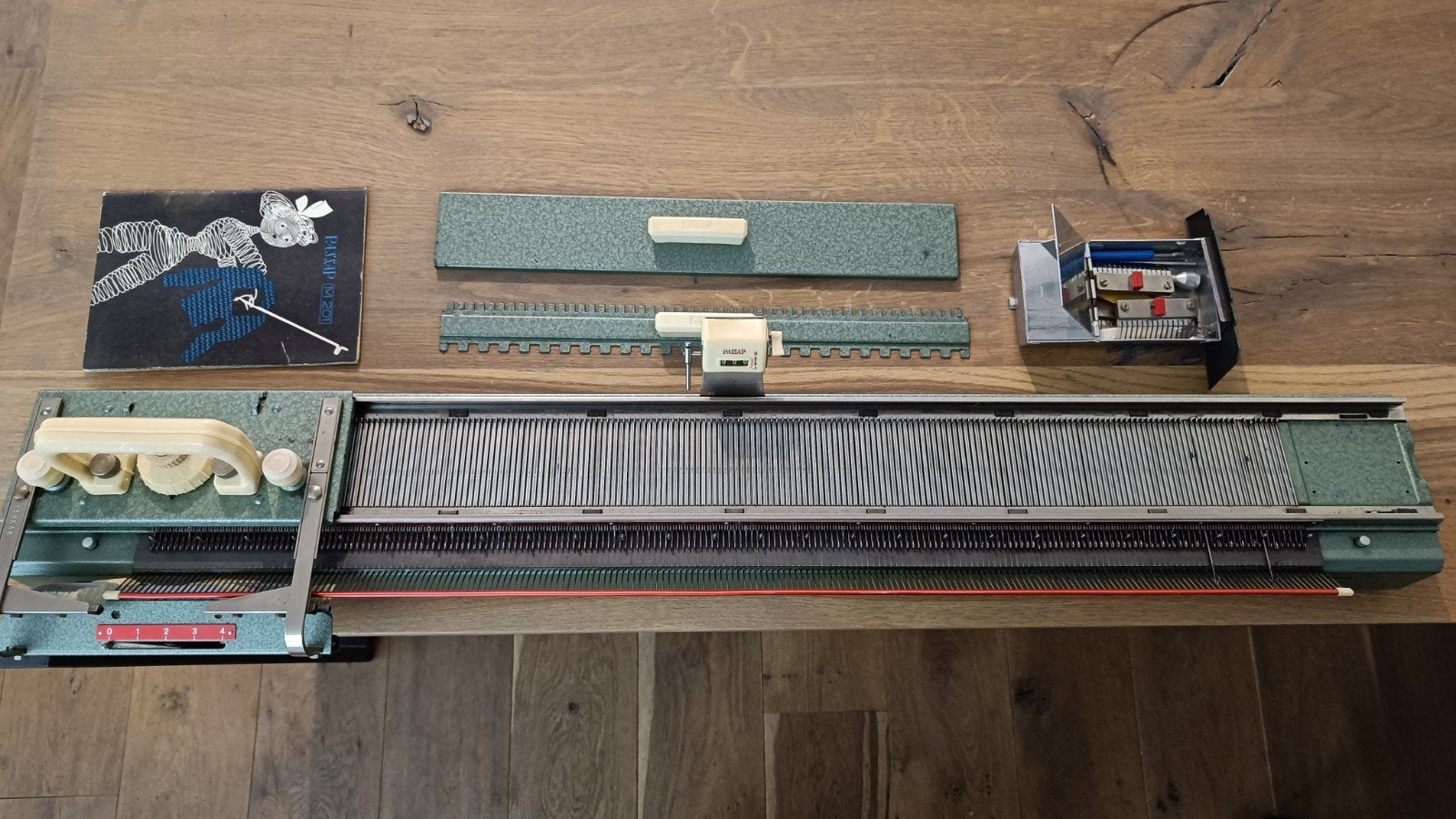 Passap M-201 breimachine, Ophalen, Gebruikt, Breien, Machine