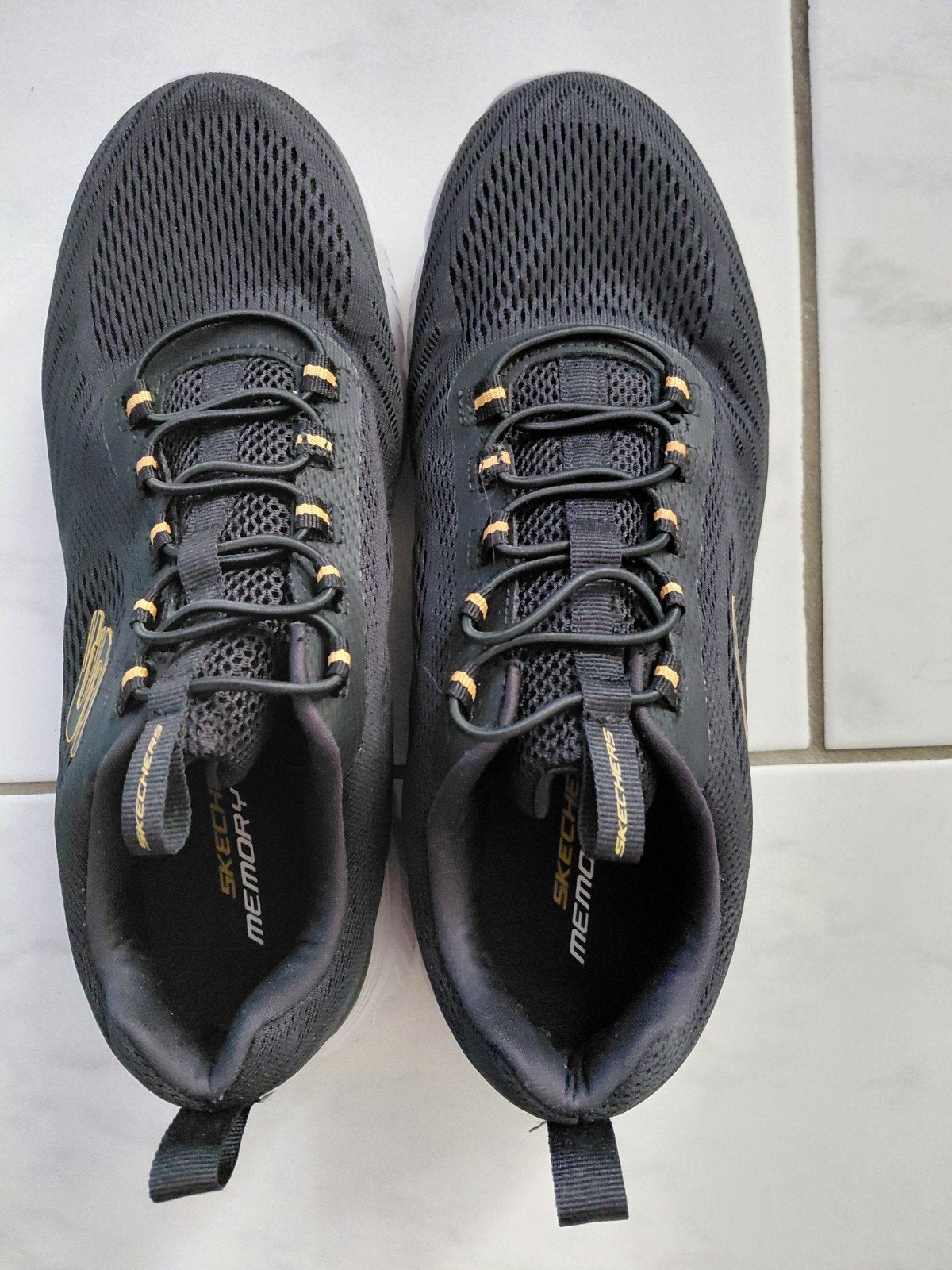 Skechers Memory Foam Lite-Weight Sneakers Zwart Maat 41, Zwart, Nieuw, Ophalen of Verzenden, Sneakers of Gympen