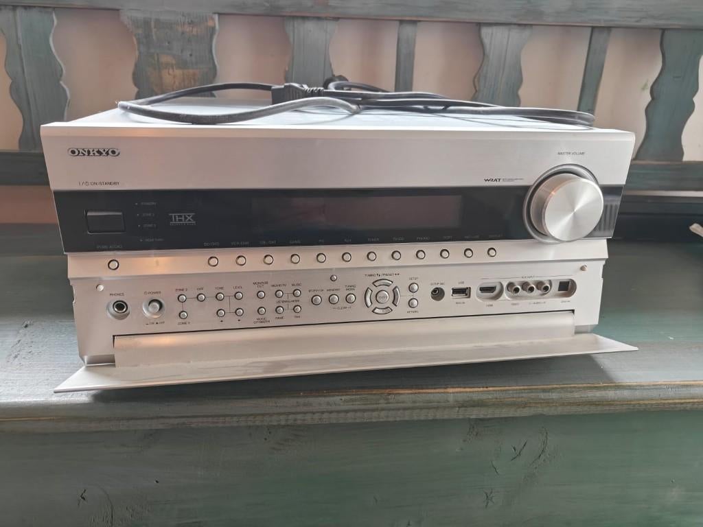 Onkyo versterker met boxen, Audio, Tv en Foto, Versterkers en Receivers, Ophalen of Verzenden, Zo goed als nieuw, 120 watt of meer