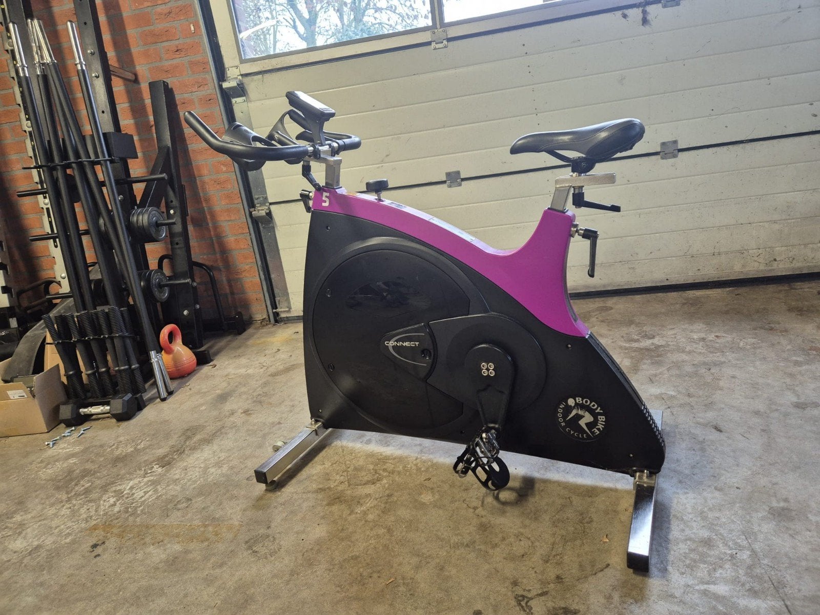 Body bike supreme connect spinningbike, Ophalen, Zo goed als nieuw, Benen, Overige typen