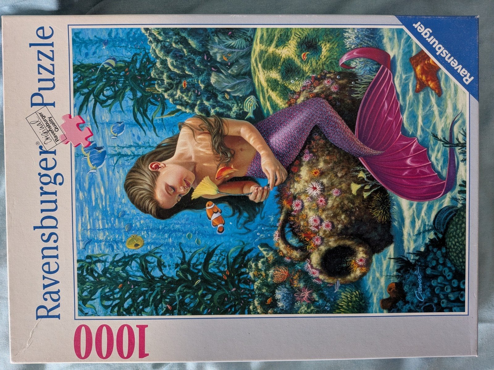 Puzzel 1000 stukjes, Ophalen