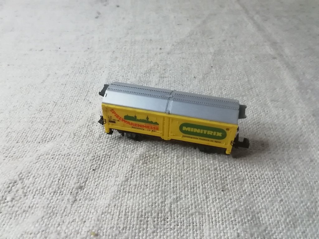 Minitrix Spur N Schiebewandwaggon, Hobby en Vrije tijd, Gebruikt, Gelijkstroom, Verzenden, Trix