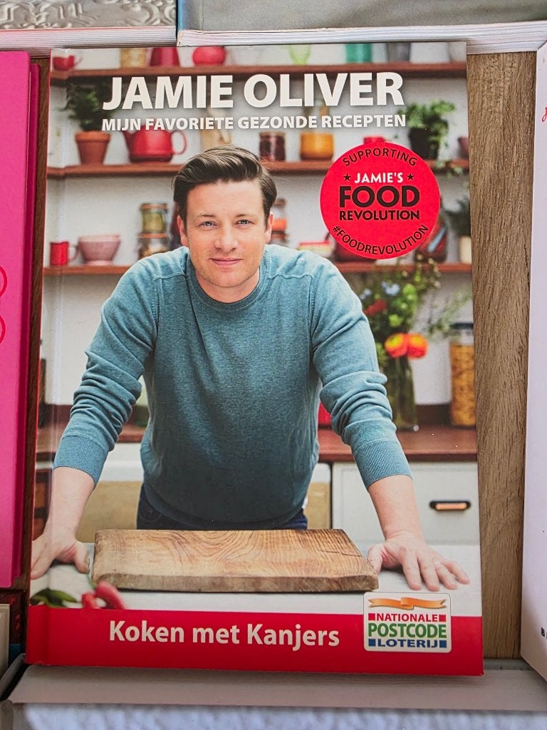 Jamie Oliver "Mijn favoriete gezonde recepten", Boeken, Ophalen of Verzenden, Zo goed als nieuw, Overige gebieden