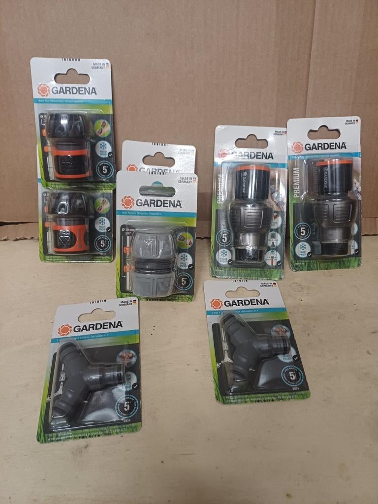 Gardena koppelingen 19mm 3/4, Tuin en Terras, Tuinslangen, Ophalen of Verzenden