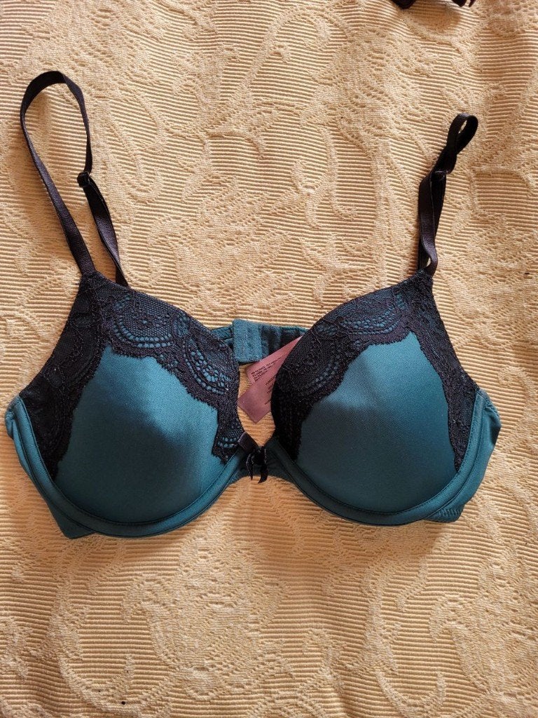 Hunkemoller BH 75C groen/zwart, Hunkermoller, Ophalen of Verzenden, Groen, BH