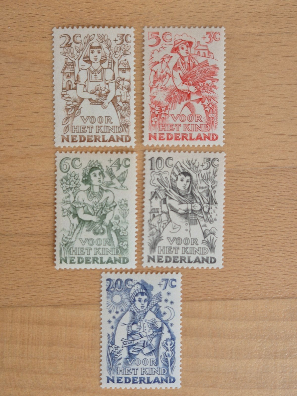 Nederland 1949 kinderpostzegels, Postzegels en Munten, Postzegels | Nederland, Ophalen of Verzenden, Na 1940, Postfris