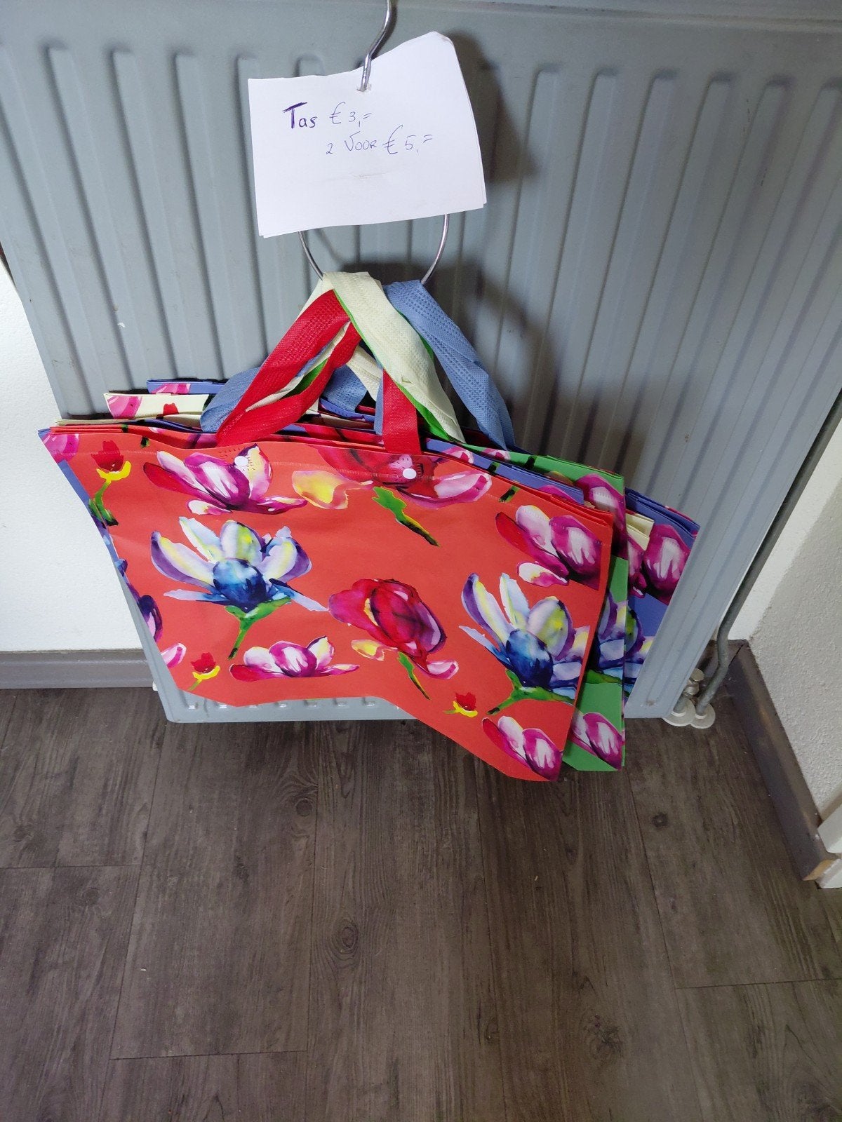 Bloementassen - Diverse kleuren en patronen, Ophalen, Nieuw, Overige kleuren, Shopper