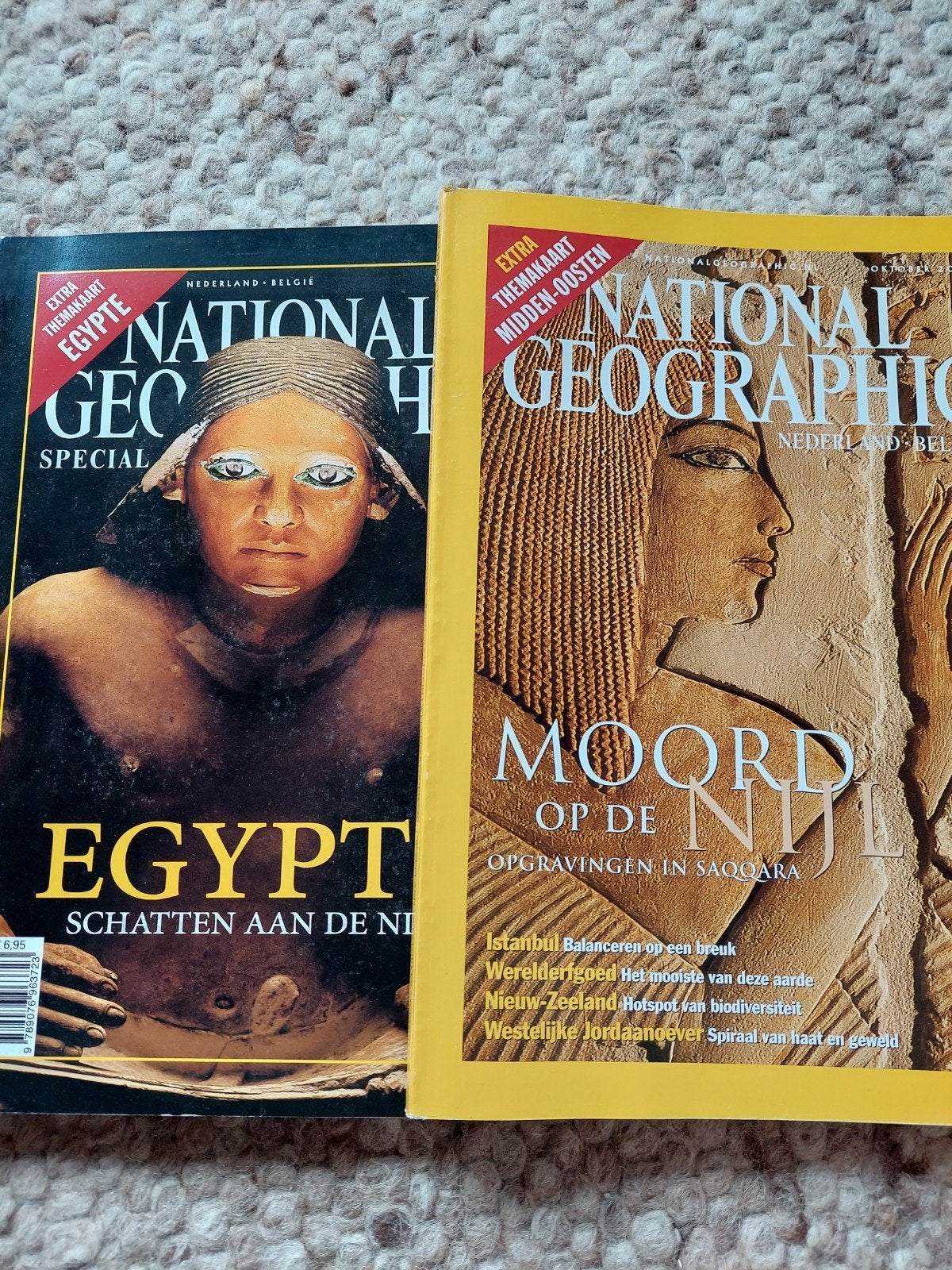 National Geographic: Egypte & Moord op de Nijl (2 edities), Ophalen of Verzenden, Gelezen, Wetenschap en Natuur