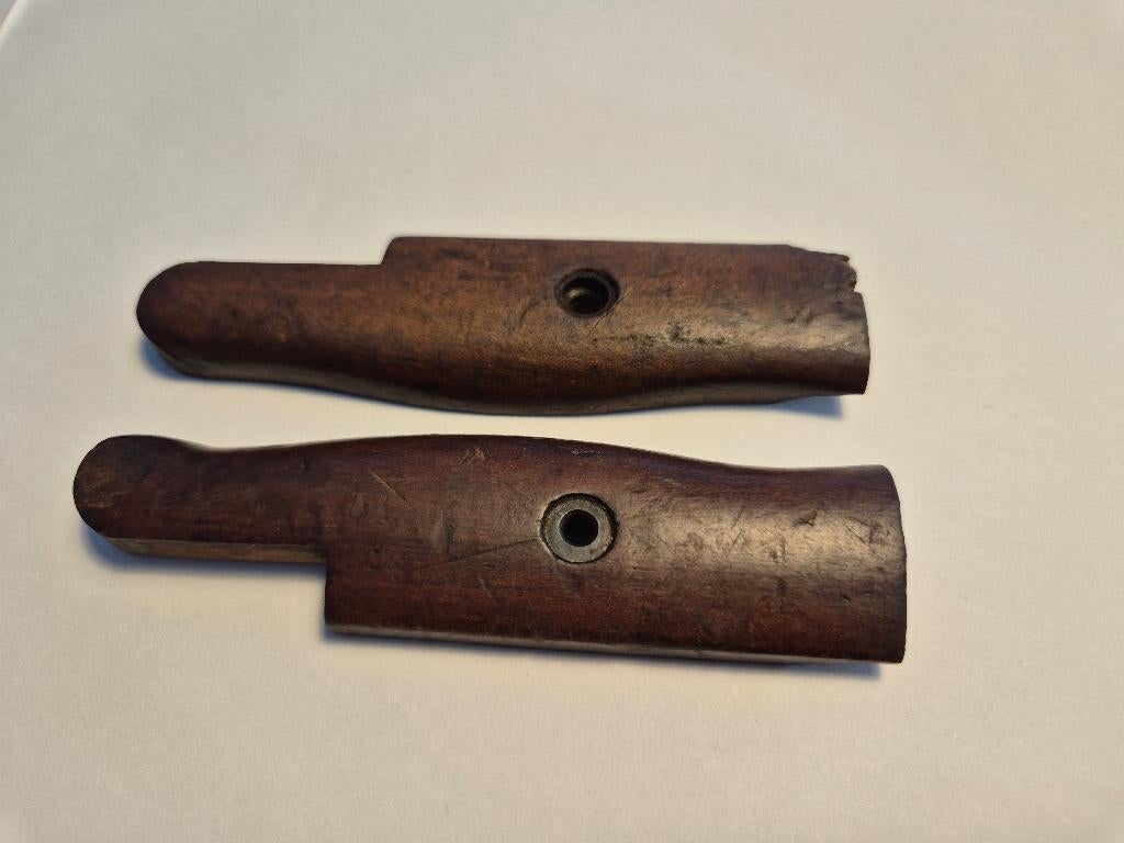 US Garand M1 , springfield bajonet greepjes hout, Ophalen of Verzenden, Landmacht, Amerika, Mes of Dolk