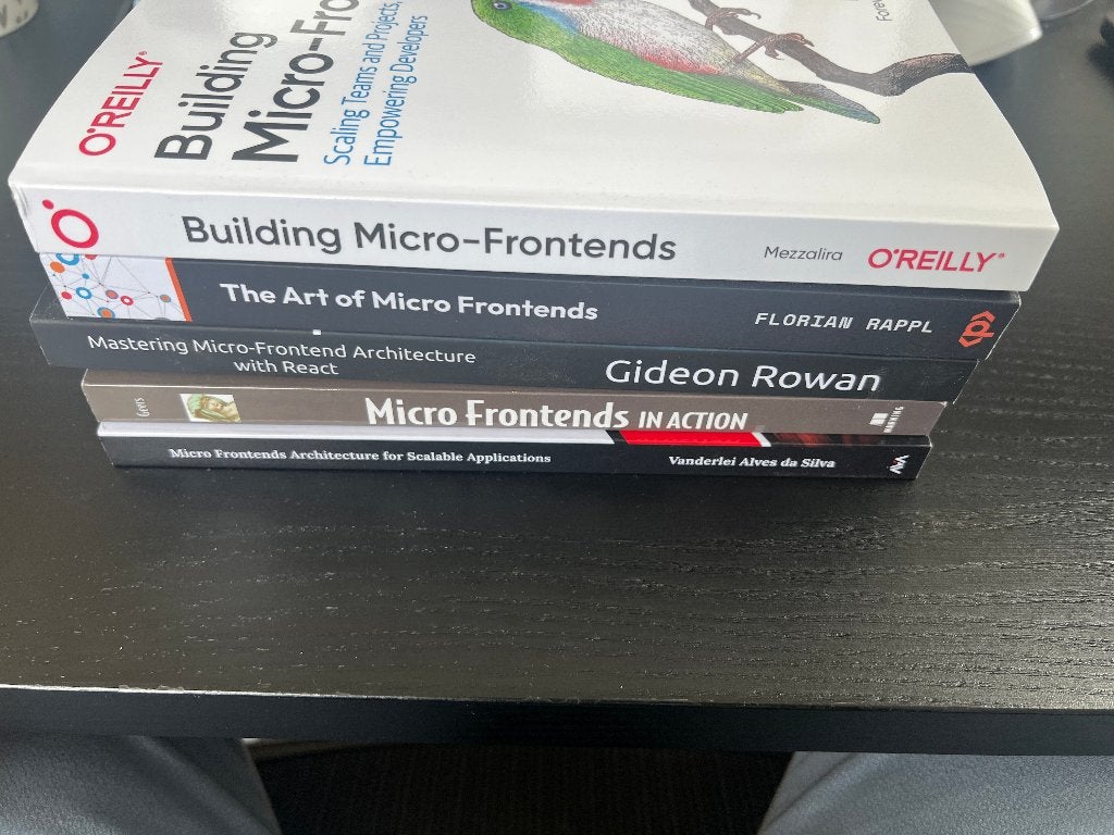 5 micro frontends gerelateerde boeken, Boeken, Informatica en Computer, Ophalen of Verzenden, Zo goed als nieuw, Programmeertaal of Theorie