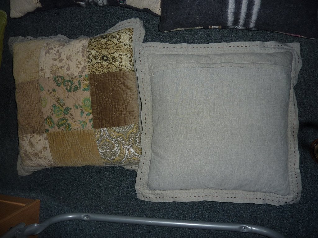 vintage woonkussens, Huis en Inrichting, Woonaccessoires | Kussens, Ophalen of Verzenden, Zo goed als nieuw, Vierkant, Sierkussen