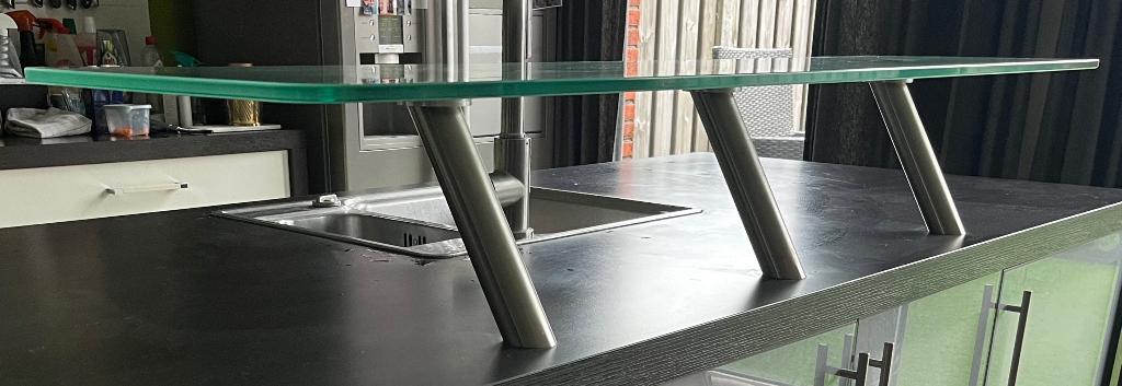glazen opzet bar voor aanrechtblad, Ophalen, Gebruikt, Overige typen