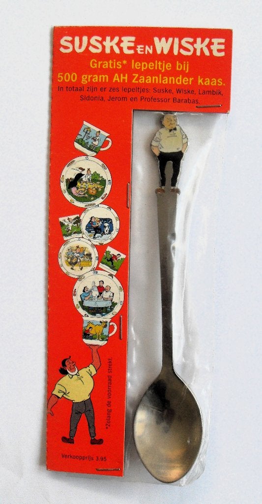 Suske en Wiske Theelepel Lambik Theelepeltje Thee Lepel, Verzamelen, Stripfiguren, Ophalen of Verzenden, Suske en Wiske, Zo goed als nieuw