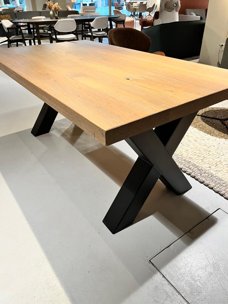 Eetkamertafel 180x100 cm buitenkansje!, Ophalen, 200 cm of meer, 50 tot 100 cm, Zo goed als nieuw