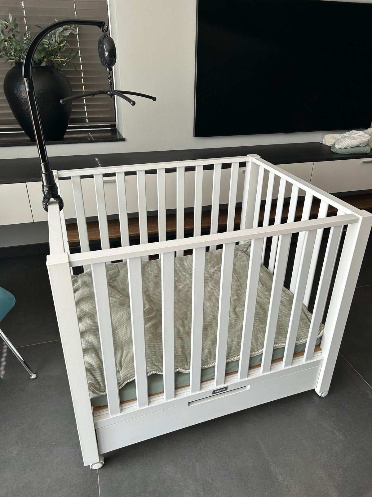 Box, boxkleed, babygym en muziekmobiel, Kinderen en Baby's, Ophalen, Zo goed als nieuw