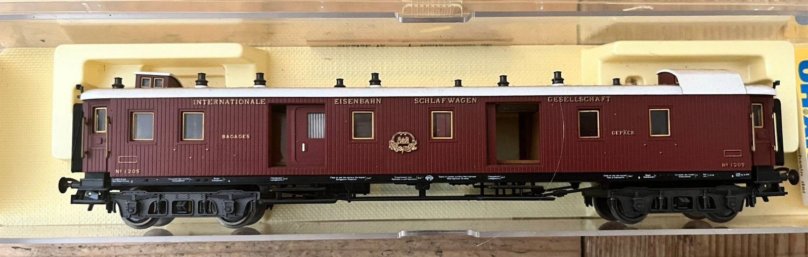HO Trix Bagagerijtuig, Hobby en Vrije tijd, Modeltreinen | N-Spoor, Overige merken, Gebruikt, Gelijkstroom, Wagon