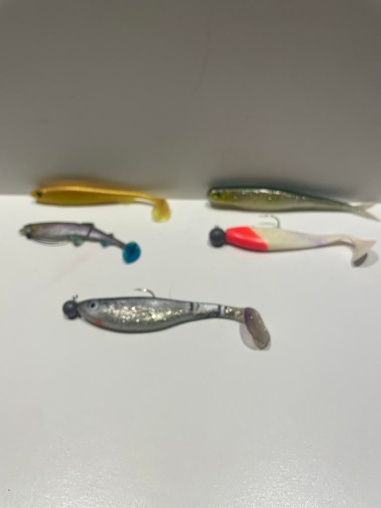 Shads, sommigen klaar om te vissen, Watersport en Boten, Ophalen of Verzenden, Gebruikt, Kunstaas