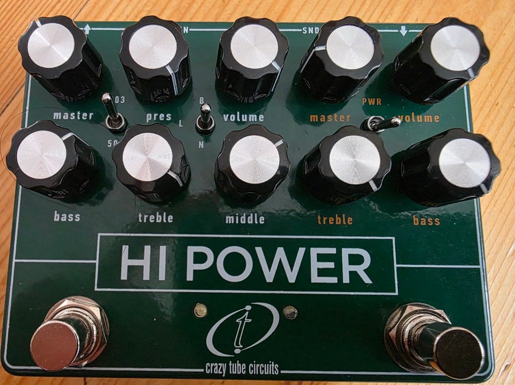 Crazy Tube Circuits HI POWER – Hiwatt amp-in-a-box, Ophalen of Verzenden, Zo goed als nieuw, Multi-effect