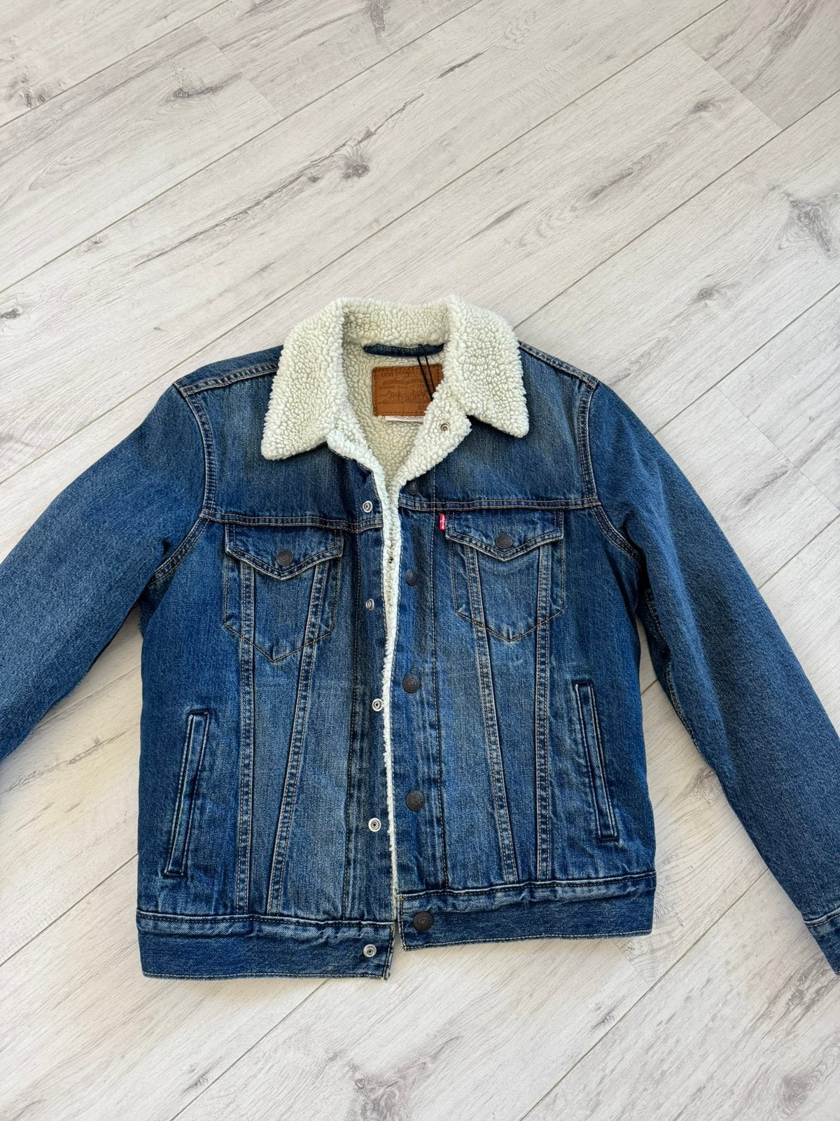 Levi spijkerjas, Verzenden, Nieuw, Maat 46 (S) of kleiner, Blauw