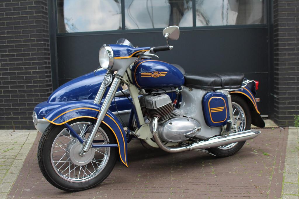 JAWA Senior Velorex 350 Zijspan Gespan GERESTAUREERD 2-Cilin, Motoren, Overig, 350 cc