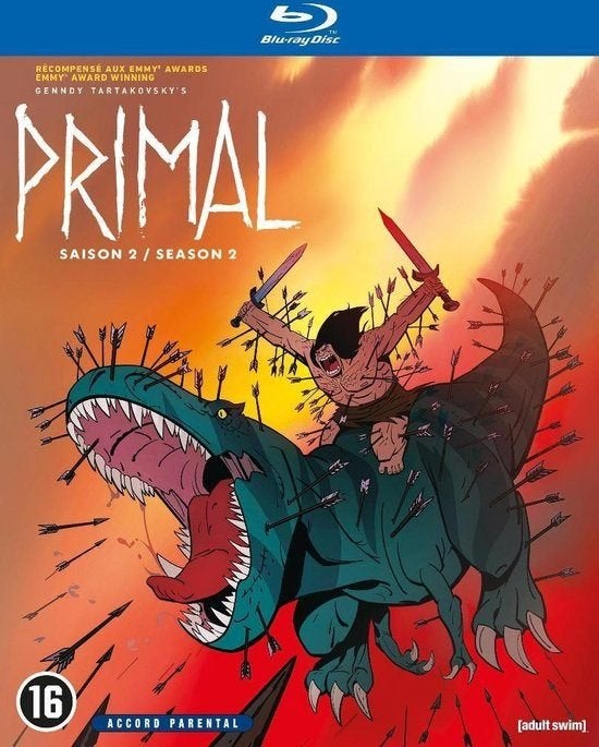 Primal , G. Tartakovsky's - Seizoen 2 Blu-ray, Sealed Ned. O, Cd's en Dvd's, Blu-ray, Ophalen of Verzenden, Nieuw in verpakking