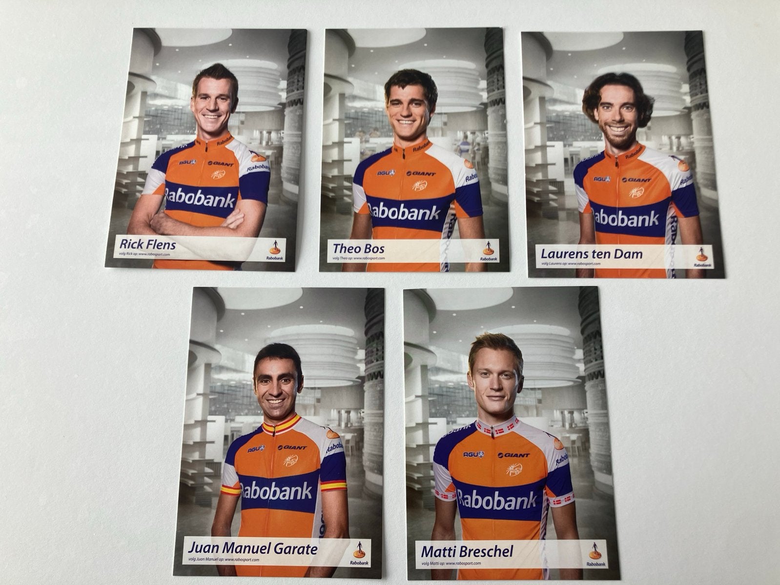 Bos, ten Dam, Flens, Garate en Breschel, 5x Rabobank, Verzenden, Overige typen