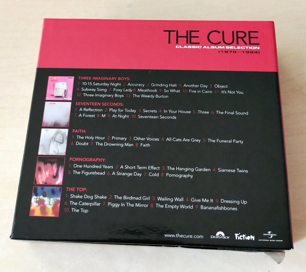 The Cure - Classic Album Selection 1979-1984 5CD Box 2011, Ophalen of Verzenden, Zo goed als nieuw