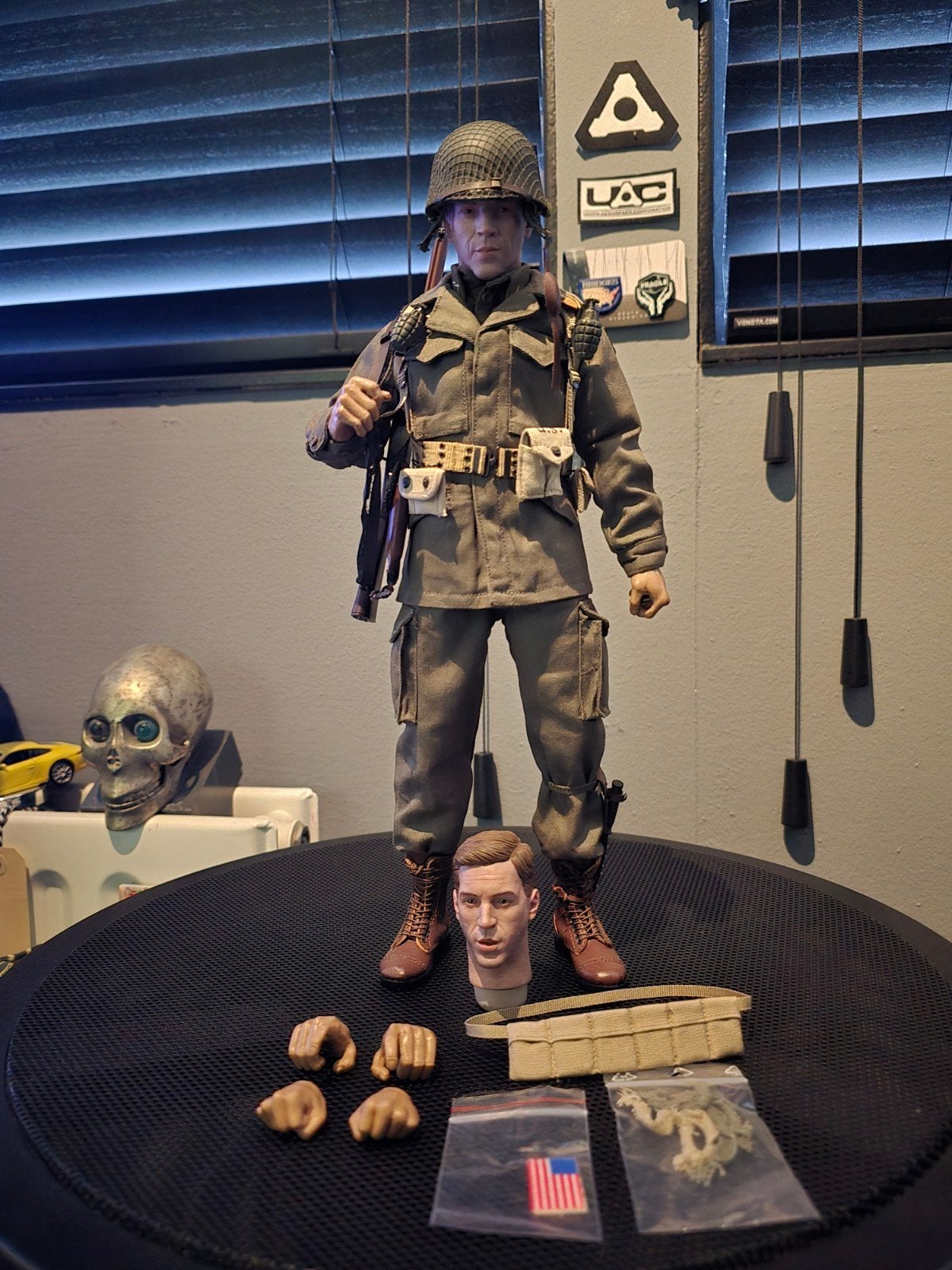 Facepool WWII Para Captain Winters Band of Brothers, Ophalen of Verzenden