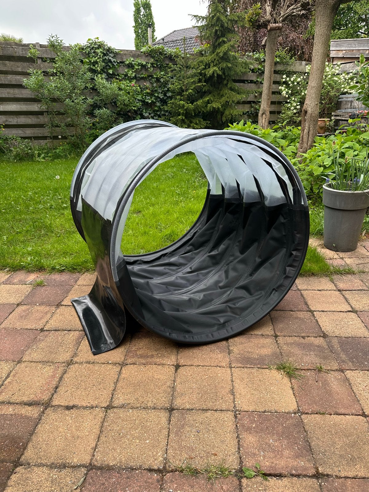 Hoopers/agility/hondentraining hondentunnel, Dieren en Toebehoren, Ophalen, Zo goed als nieuw