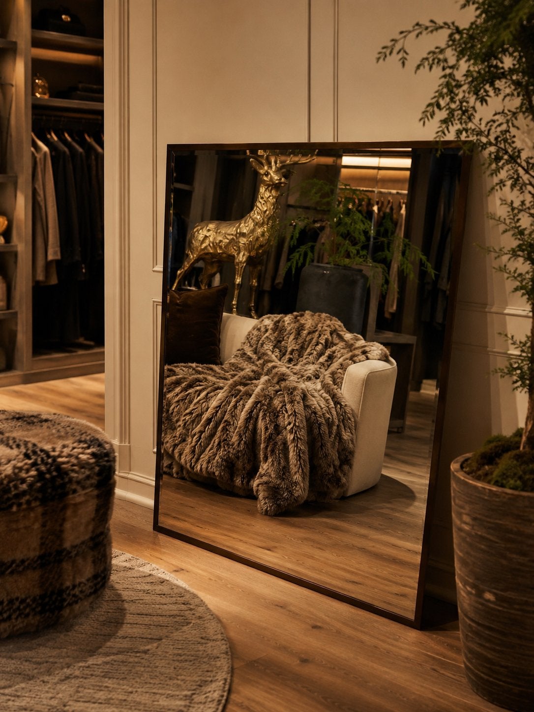 Scotch soda spiegel, Ophalen, Zo goed als nieuw, Rechthoekig, 125 cm of meer