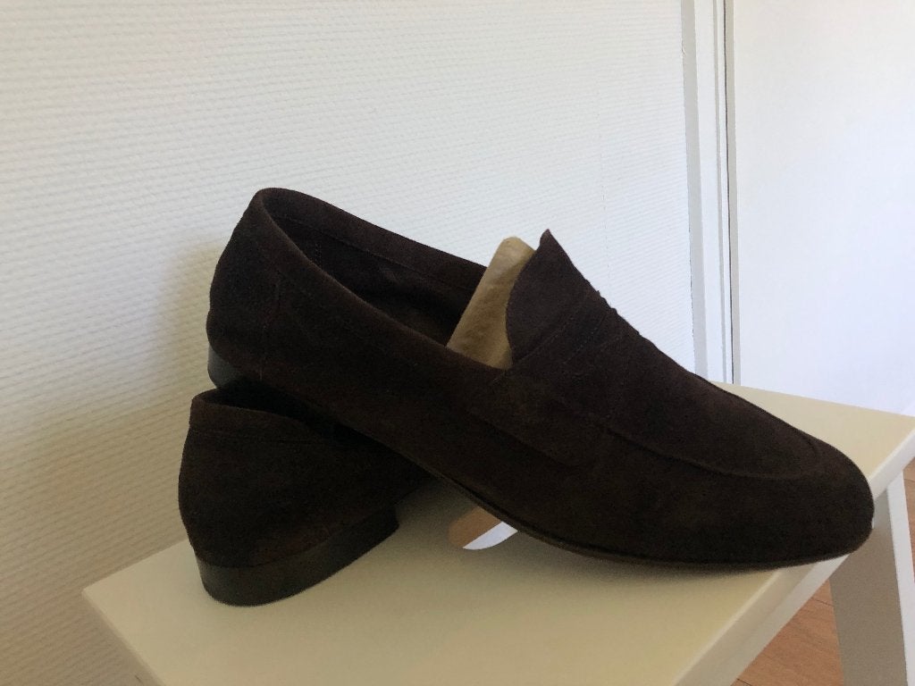 Antonio Paolo heren schoenen Als Nieuw!, Kleding | Heren, Bruin, Ophalen of Verzenden, Zo goed als nieuw, Espadrilles of Moccasins