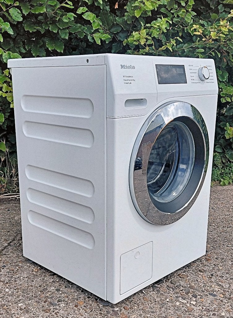 Miele WEF 375 WPS capaciteit 8 kg, 1600 toeren centrifuge, Ophalen, Gebruikt, Minder dan 85 cm, Voorlader