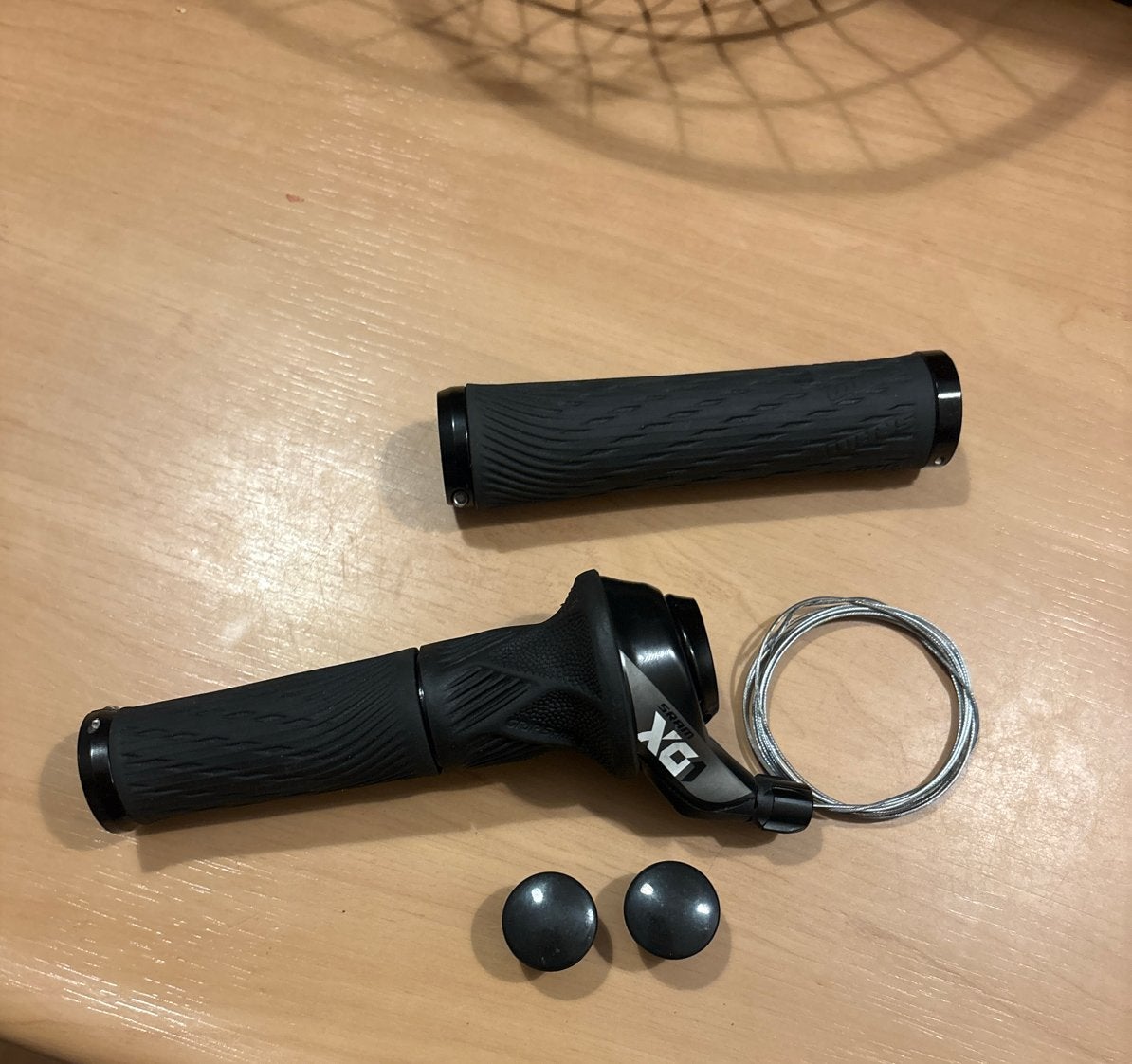 SRAM X01 Eagle Gripshift met Grips en Kabel, Fietsen en Brommers, Kunststof, Ophalen of Verzenden, Zo goed als nieuw, Derailleur of Ketting